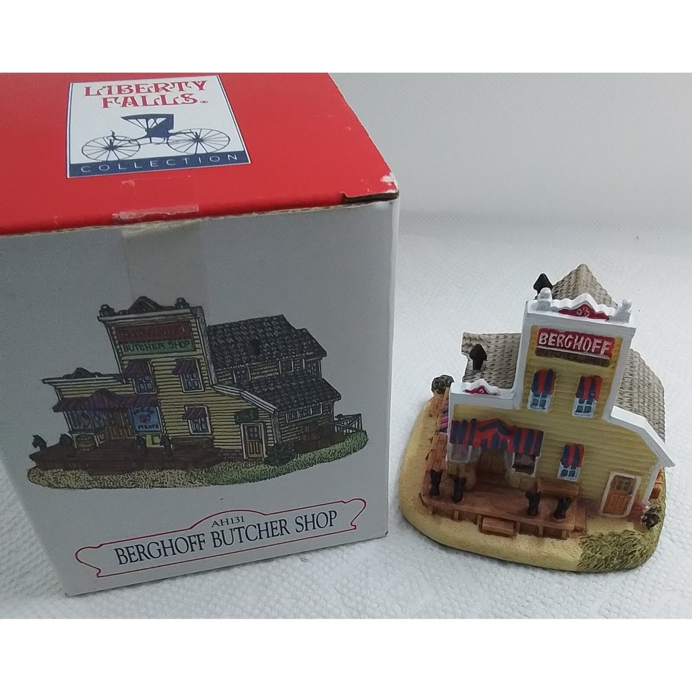 Liberty Falls Berghoff Butcher Shop AH131 Americana Collection‎ Vintage 1997 Box